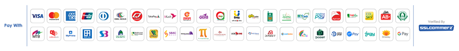 Payment channels verified by SSLCommerz